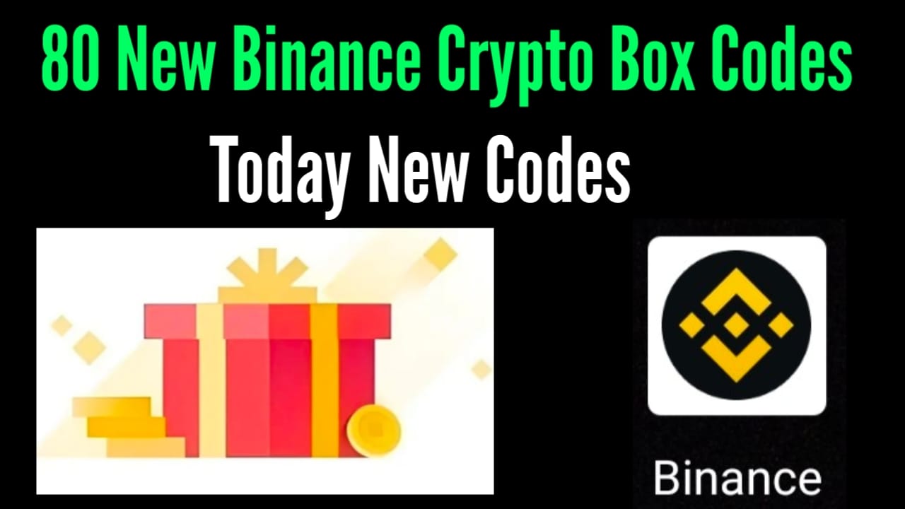 Today 80 New Binance Crypto Box Codes or Red Packet Codes